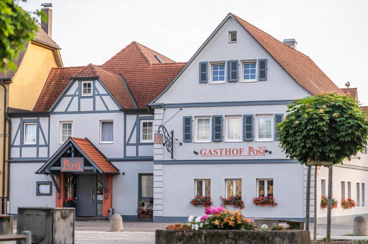 Hotel-Gasthof Neue Post Leutershausen  Extérieur photo
